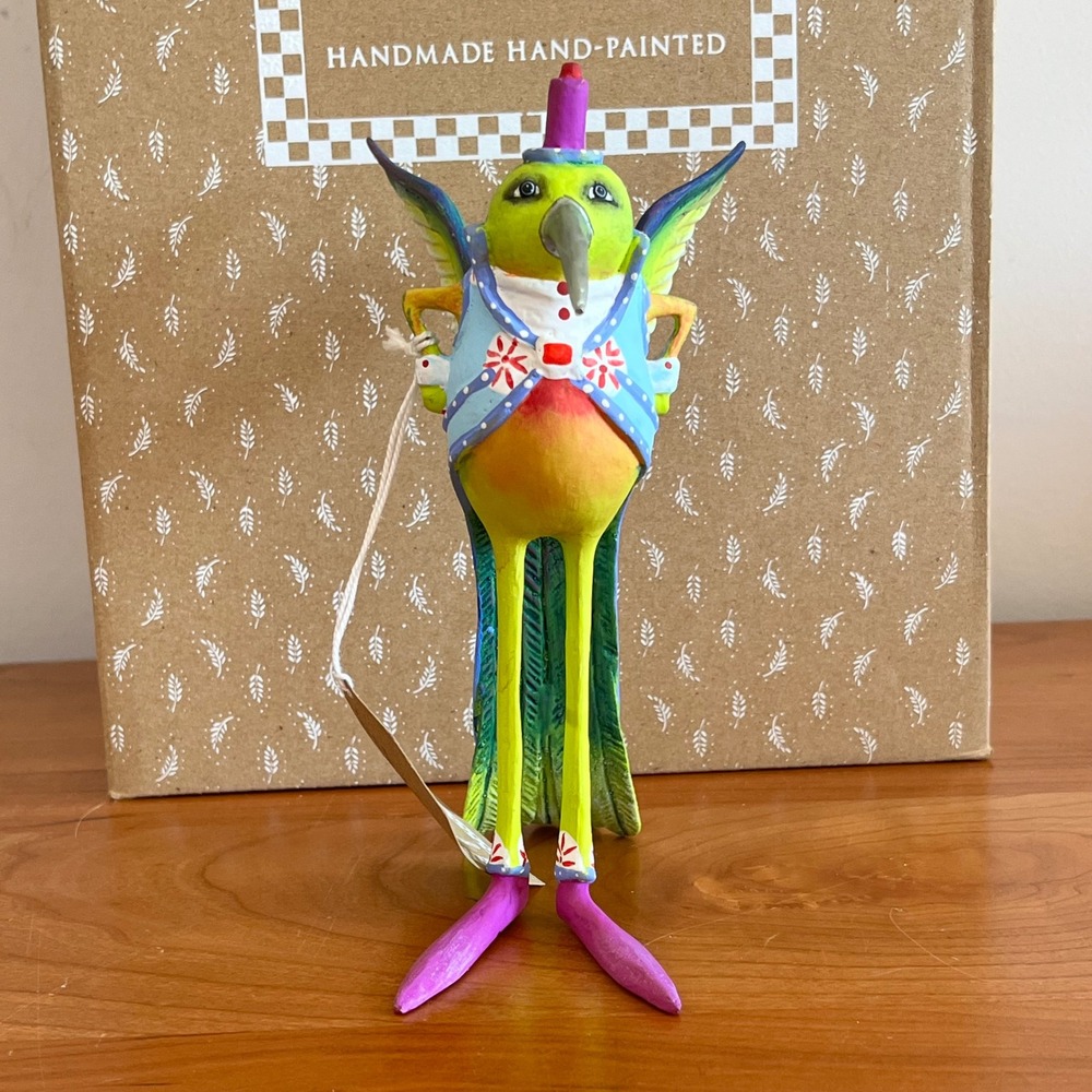 MacKenzie-Childs Patience Brewster Hummie Hummingbird Figure Hand-Painted 31229